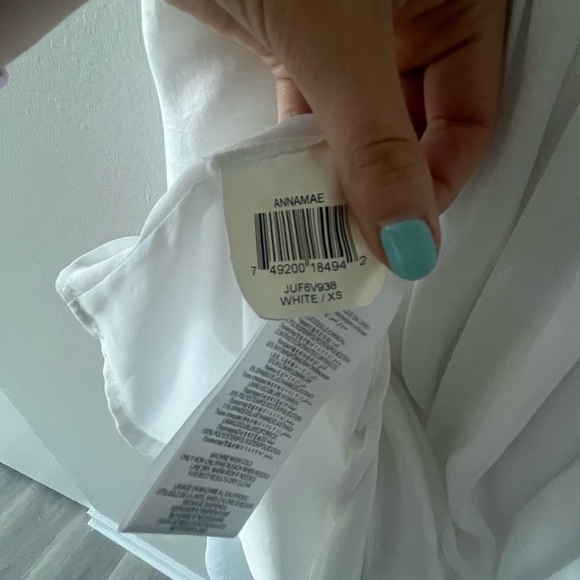 BCBGMaxAzria White Annamae High Low Dress - Picture 10 of 12